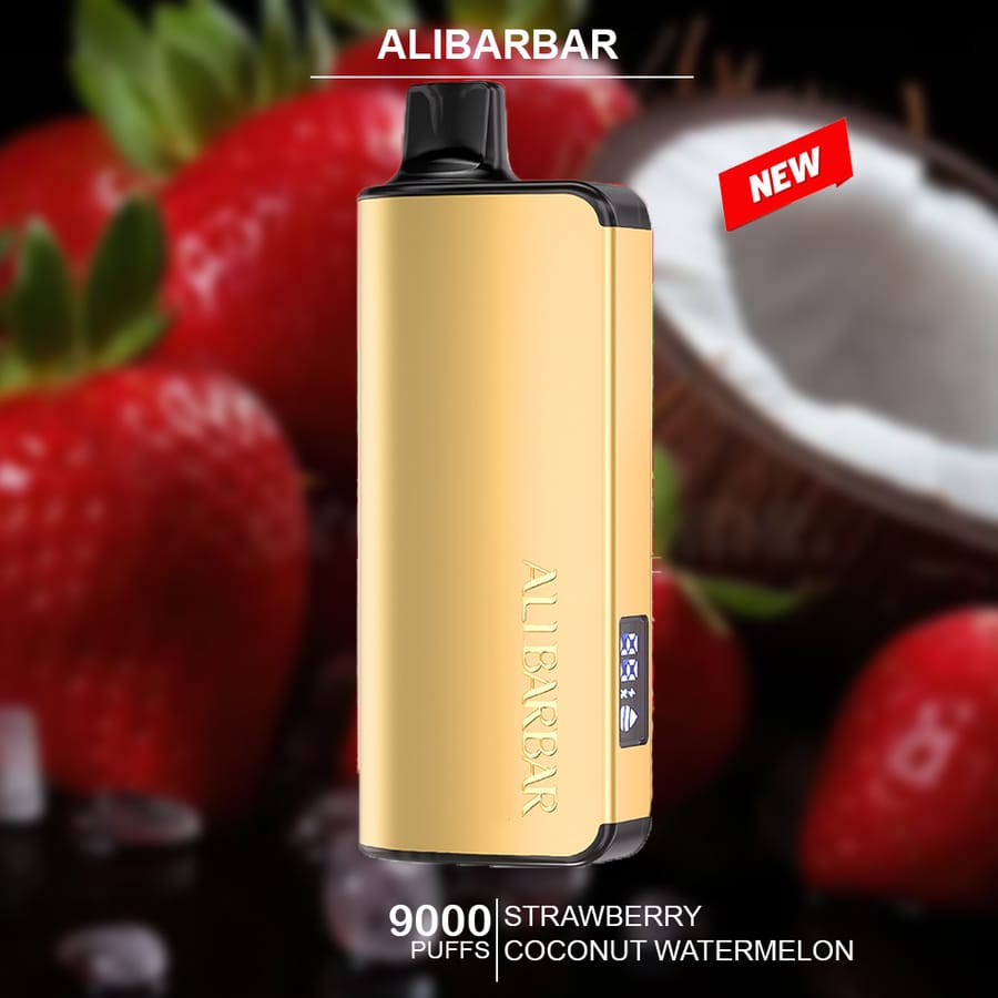 ALIBARBAR INGOT STRAWBERRY COCONUT WATERMELON – 9000 PUFFS