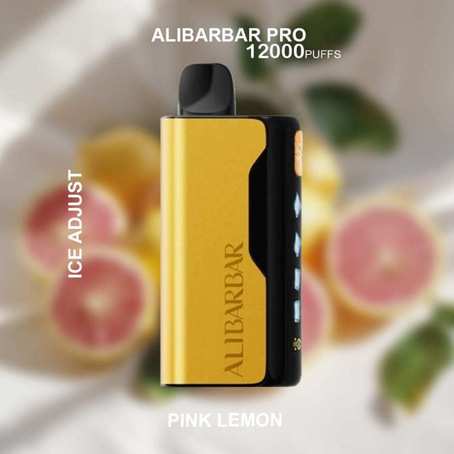 ALIBARBAR PRO ICE ADJUST PINK LEMON – 12000 PUFFS