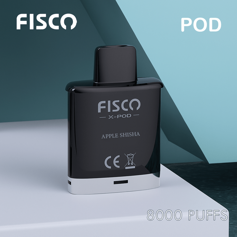 FISCO XPOD DOUBLE APPLE – 8000 PUFFS (POD ONLY)