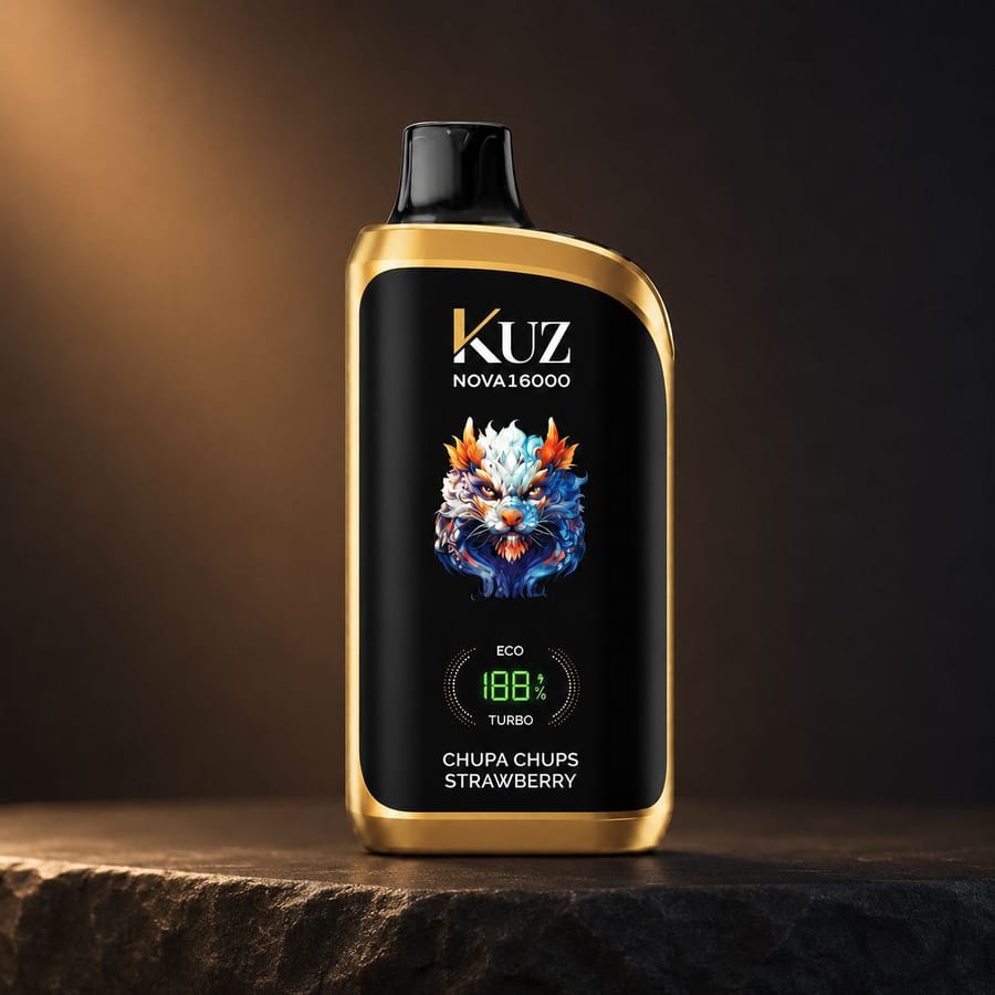 KUZ NOVA CHUPA CHUPS STRAWBERRY – 16000 PUFFS