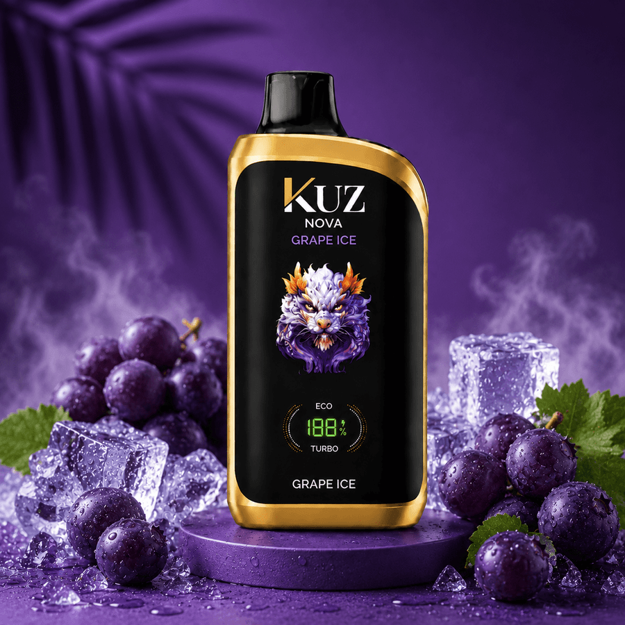 KUZ NOVA GRAPE ICE – 16000 PUFFS