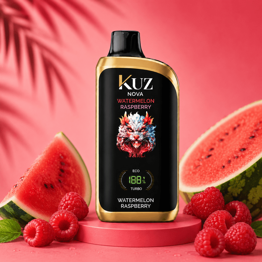 KUZ NOVA WATERMELON RASPBERRY – 16000 PUFFS