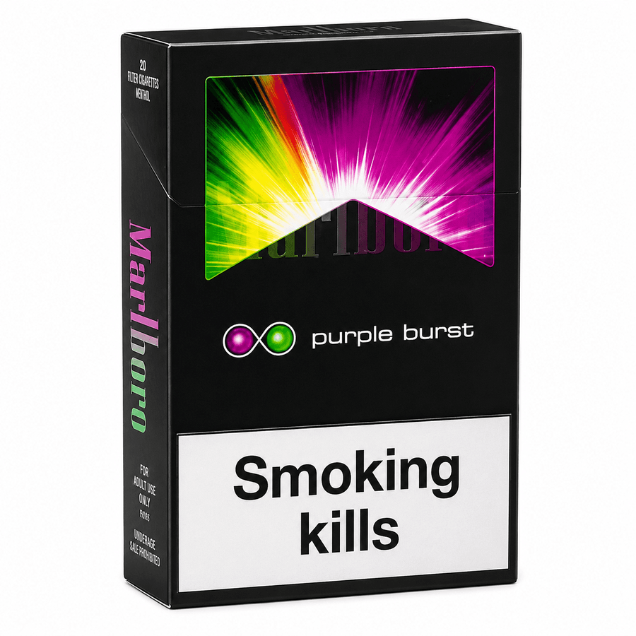 MARLBORO W-BURST PURPLE (CARTON)