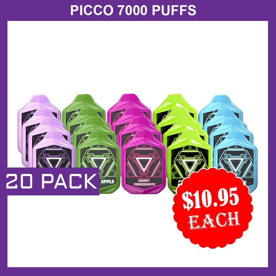 PICCO 7000 PUFFS – 20 PACK