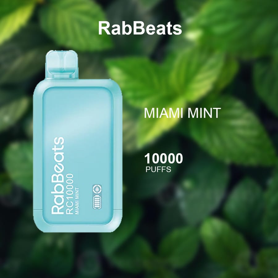 RABBEATS BAR MIAMI MINT – 10000 PUFFS