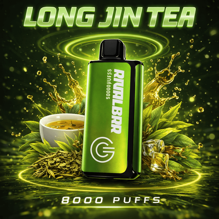 RIVAL BAR LONG JIN TEA – 8000 PUFFS